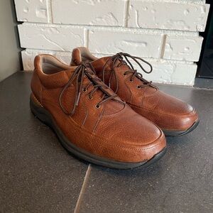 Rockport Edge Hill Lace-to-Toe Walking Shoes Brown K71020 VIBRAM Sole Men's 9.5M